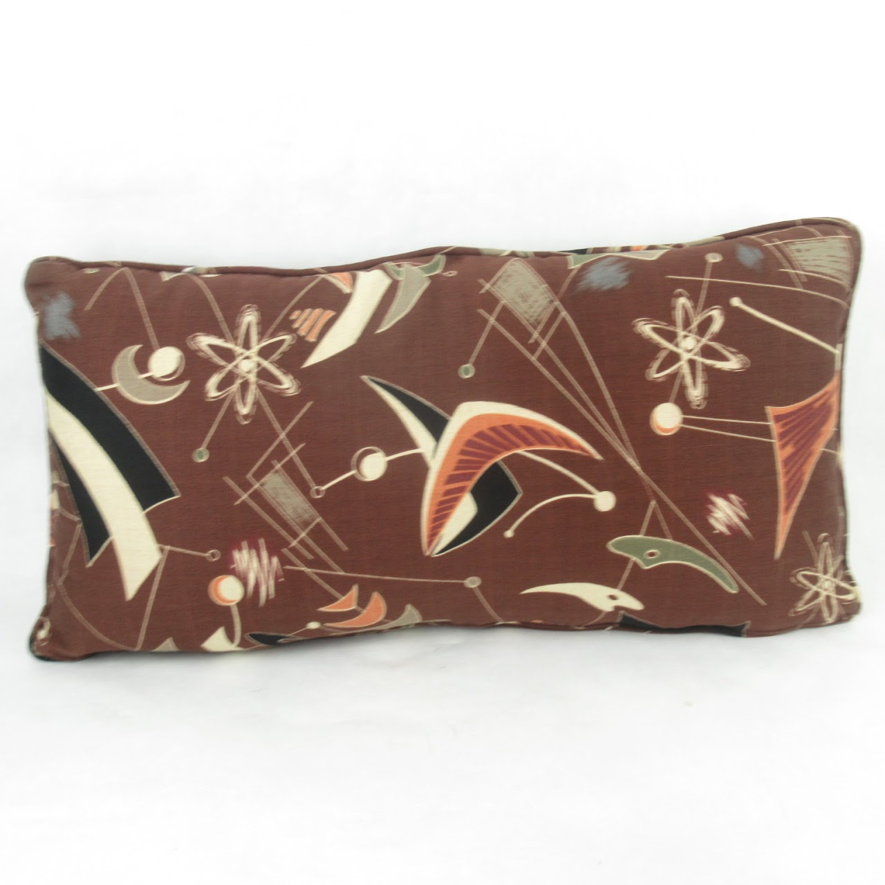 Mid Century Style Throw Pillow Set- Brown