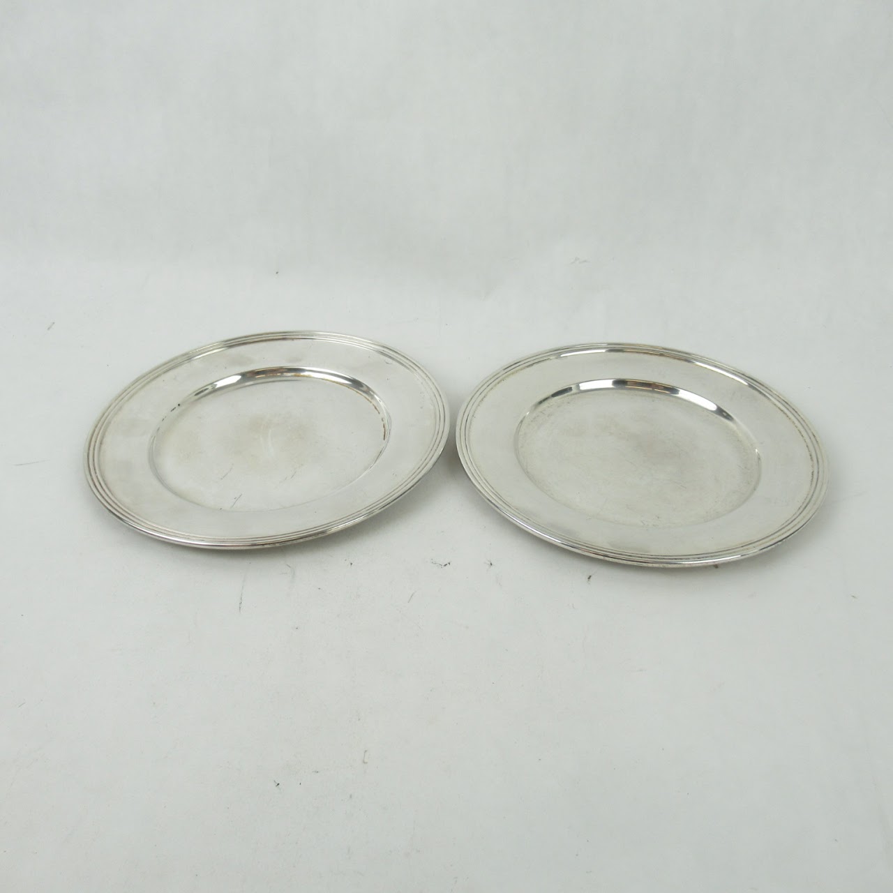 Sterling Silver Small Plate Set