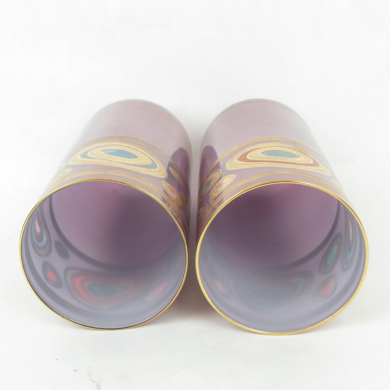 Vietri Hand Decorated Glasses Set