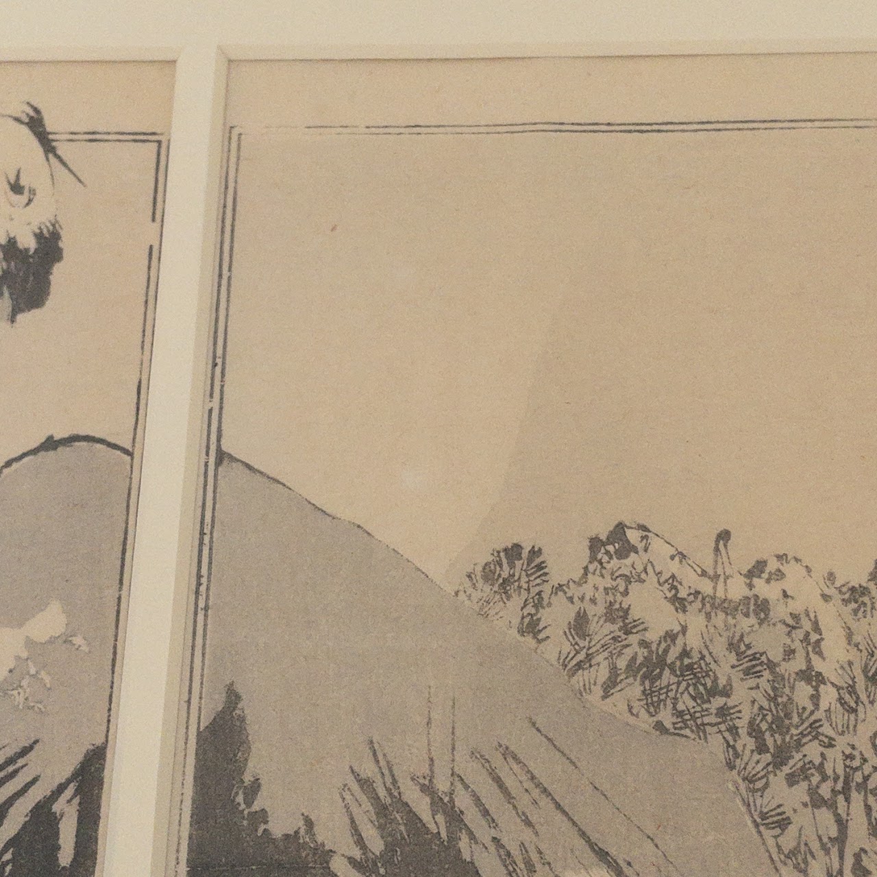 Watanabe Seitei Woodblock Diptych Print