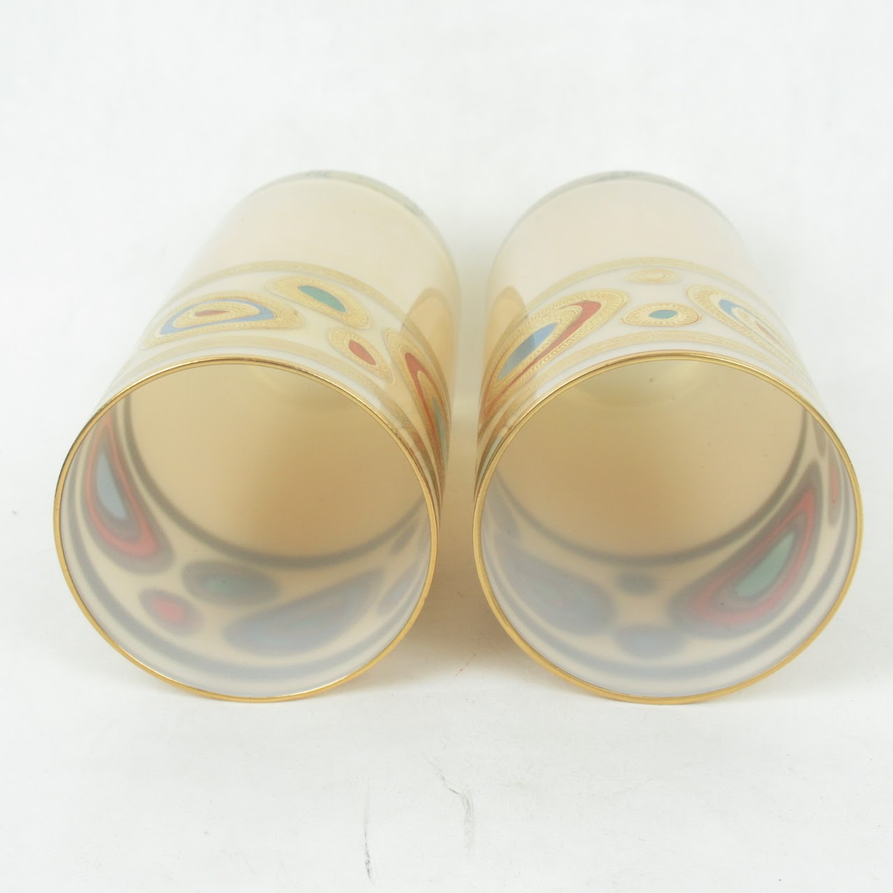 Vietri Hand Decorated Glasses Set