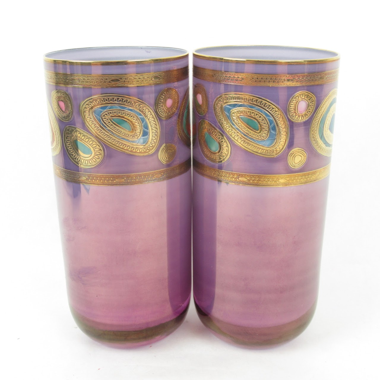 Vietri Hand Decorated Glasses Set