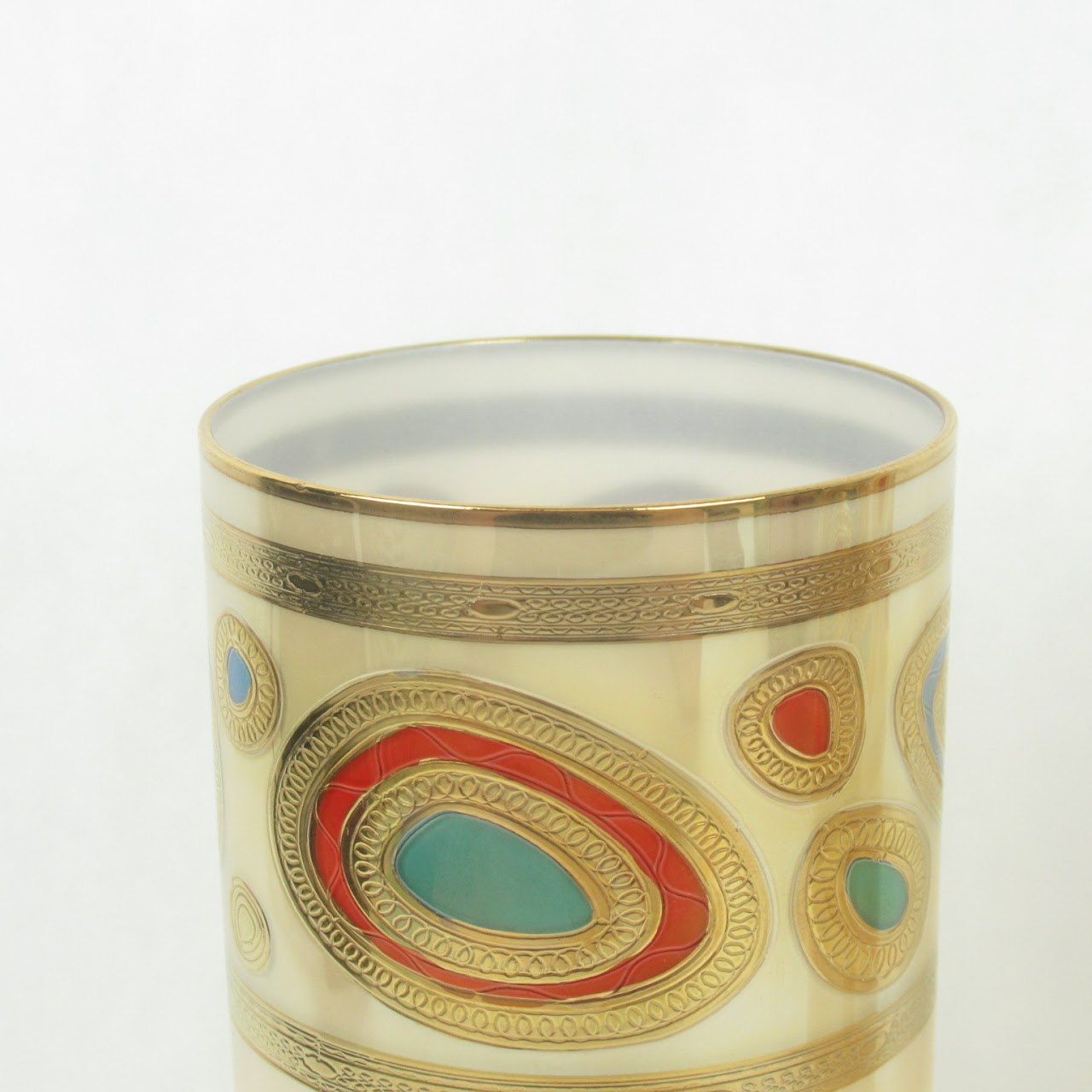 Vietri Hand Decorated Glasses Set