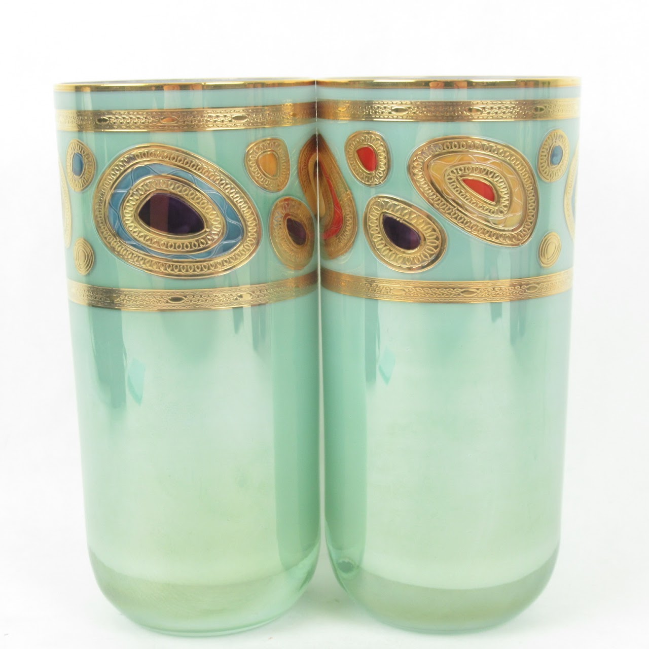 Vietri Hand Decorated Glasses Set