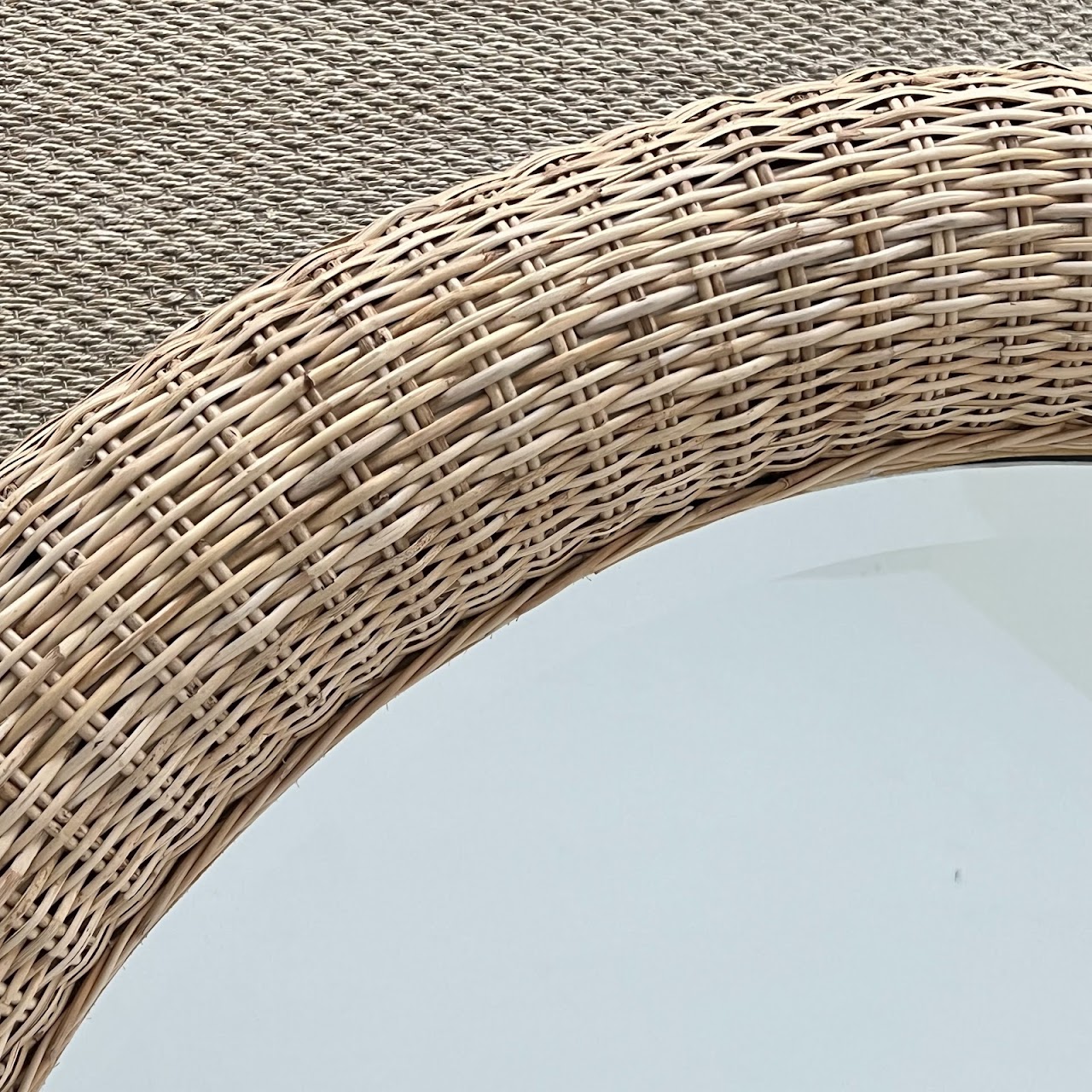 Made Goods Yuri Peeled Rattan Mirror