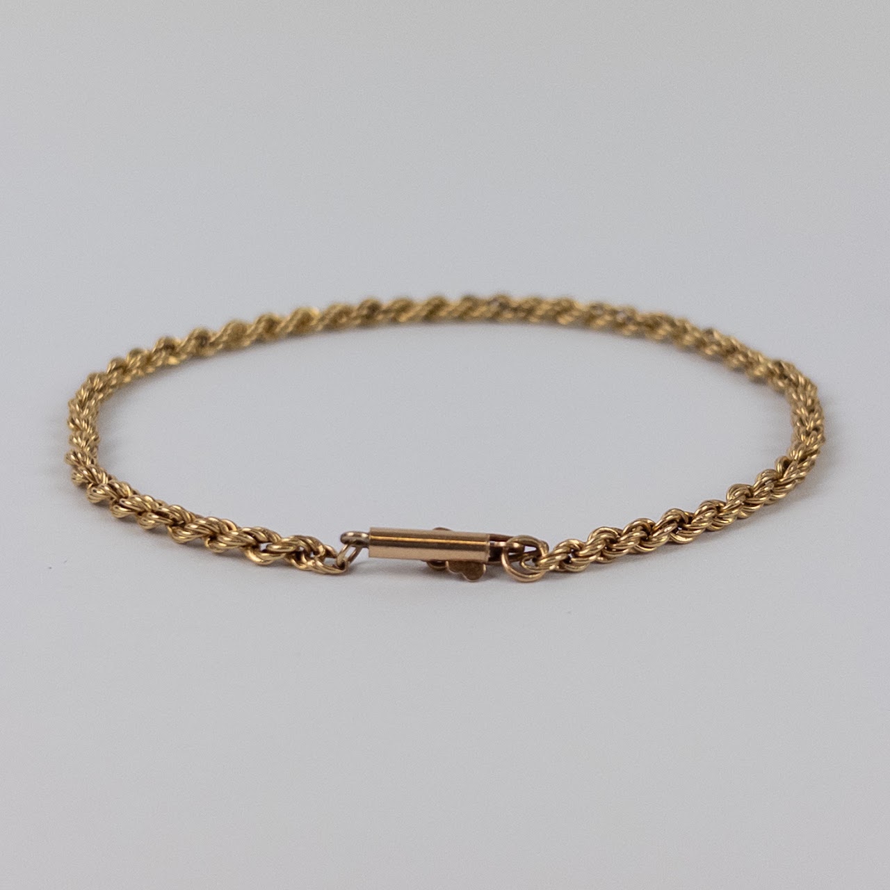 14K Gold Rope Twist Bracelet