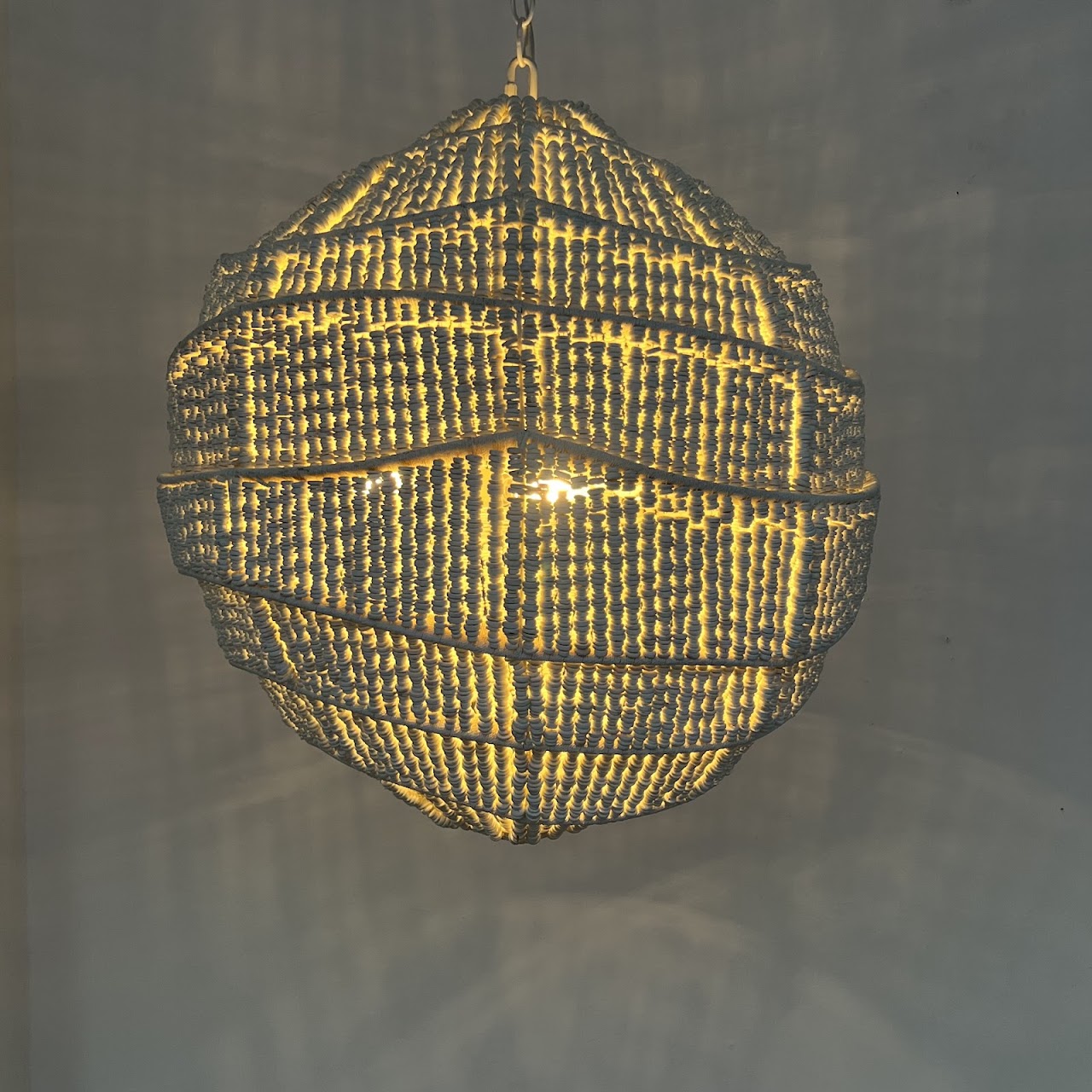 Palecek Elodie Coco Bead Pendant Light