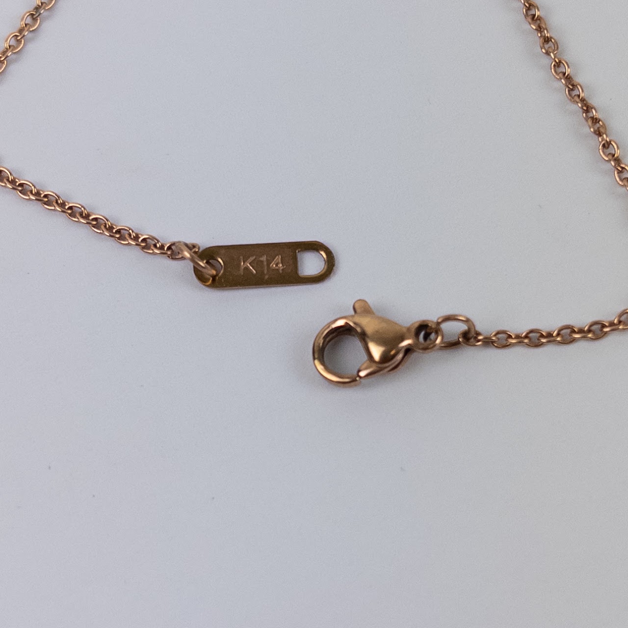 14K Gold Quatrefoil Pendant Necklace