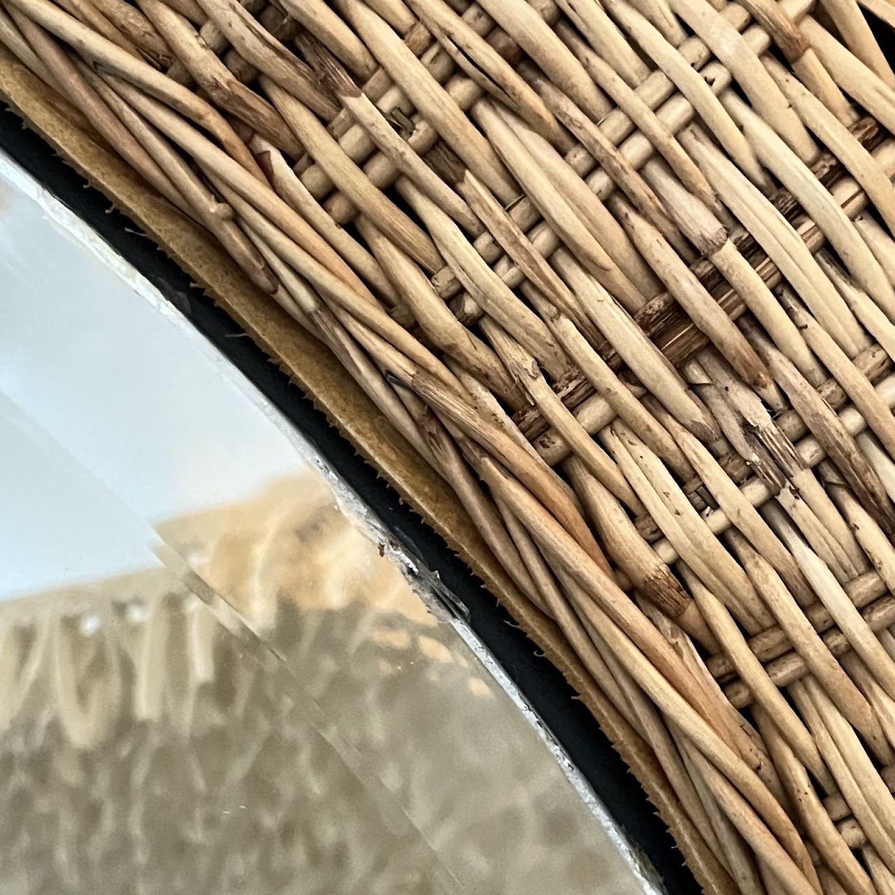 Made Goods Yuri Peeled Rattan Mirror