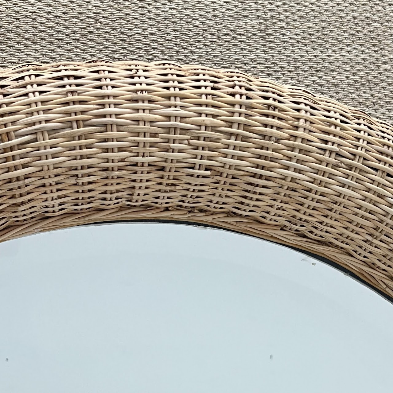 Made Goods Yuri Peeled Rattan Mirror