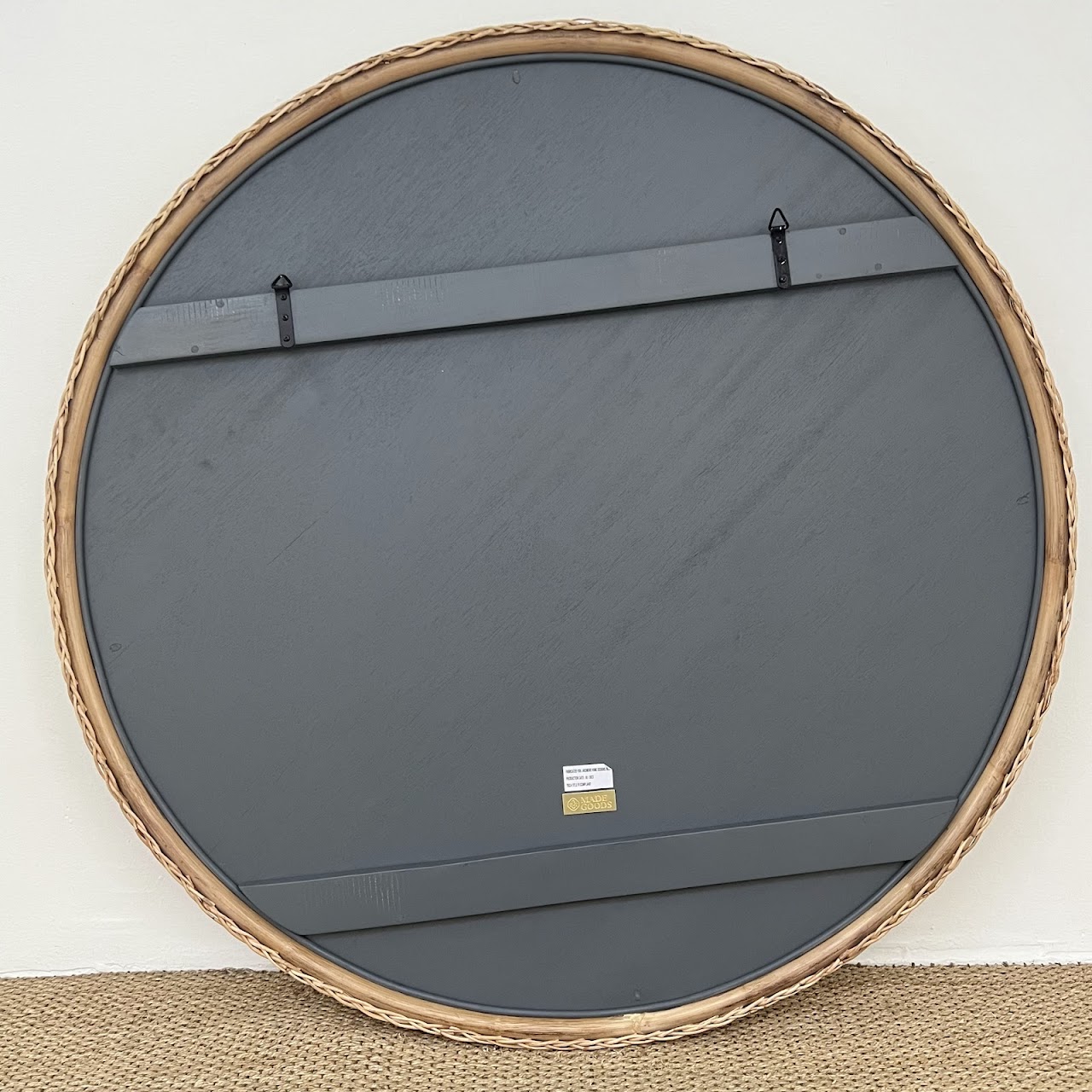 Made Goods Yuri Peeled Rattan Mirror