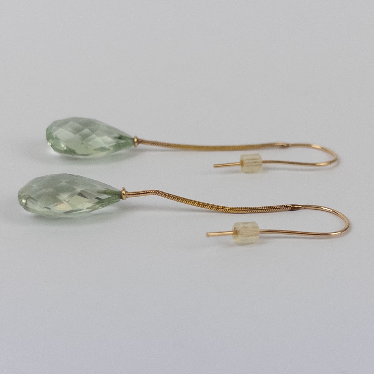 14K Gold Teardrop Earrings