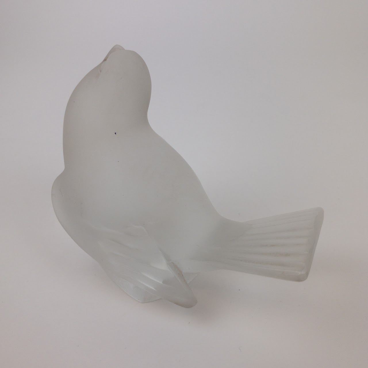 Lalique Crystal Sparrow Figurine