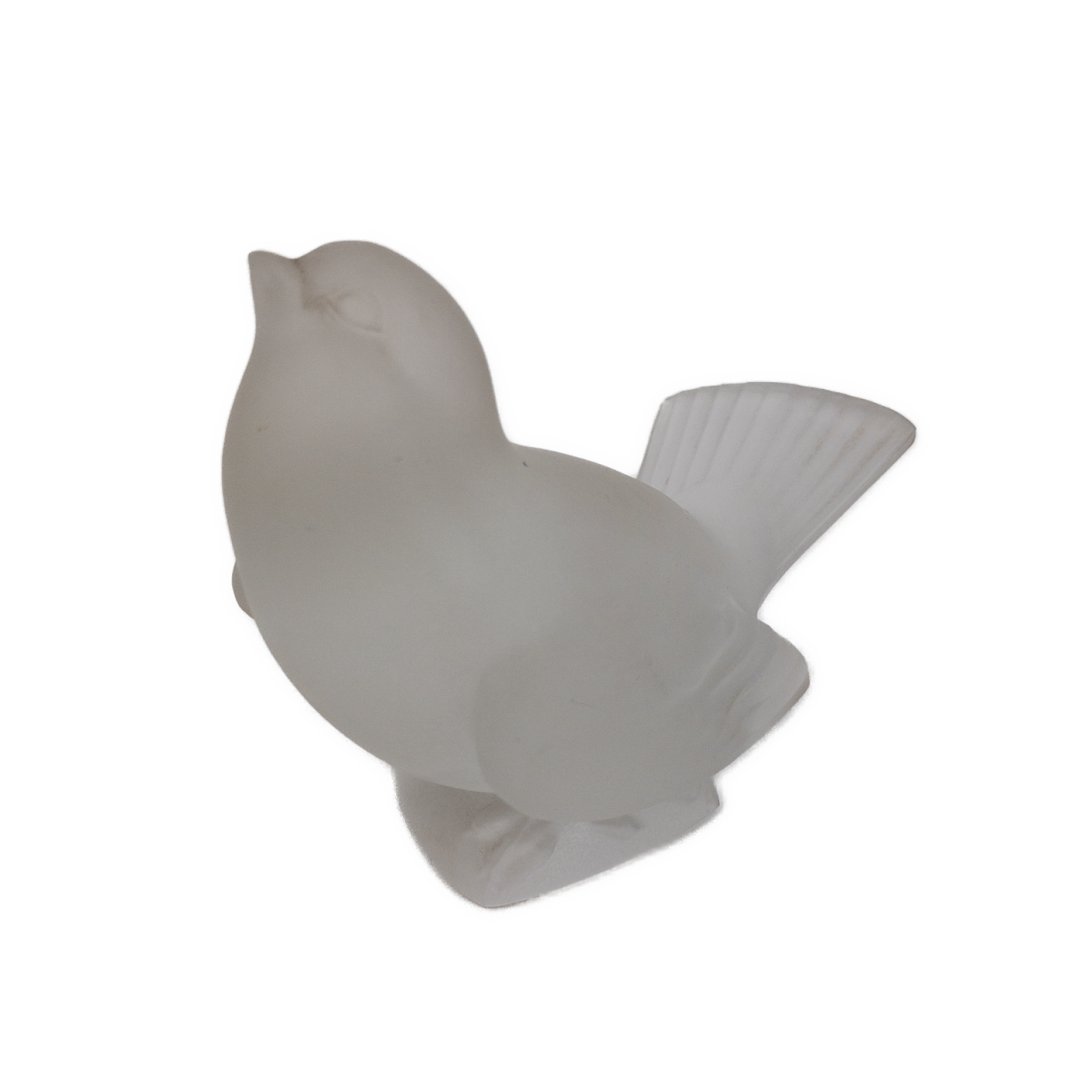 Lalique Crystal Sparrow Figurine