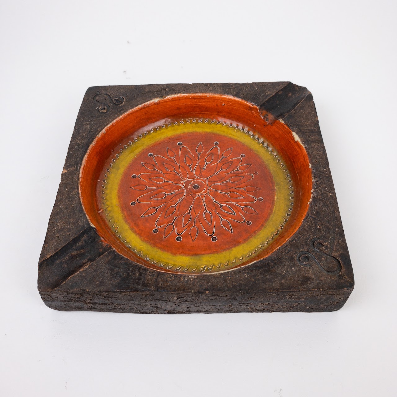 Ceramic Bitossi Style Ashtray