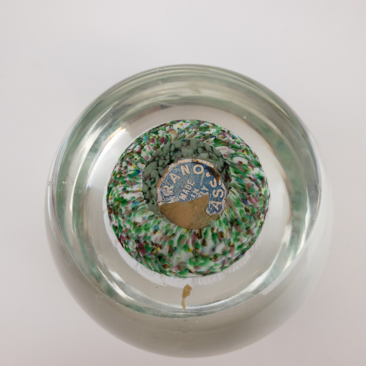 Murano Glass Millefiori Pattern Object