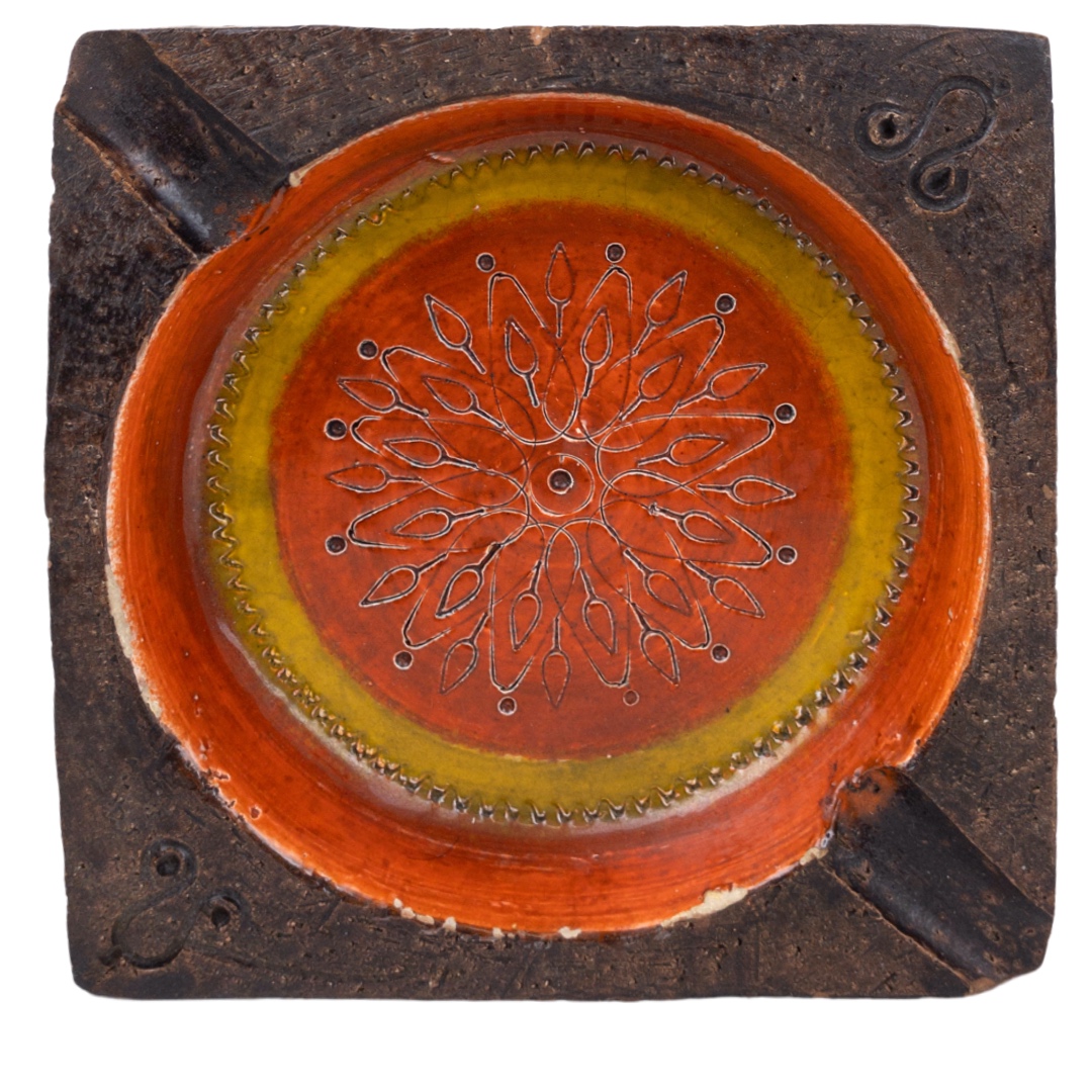 Ceramic Bitossi Style Ashtray