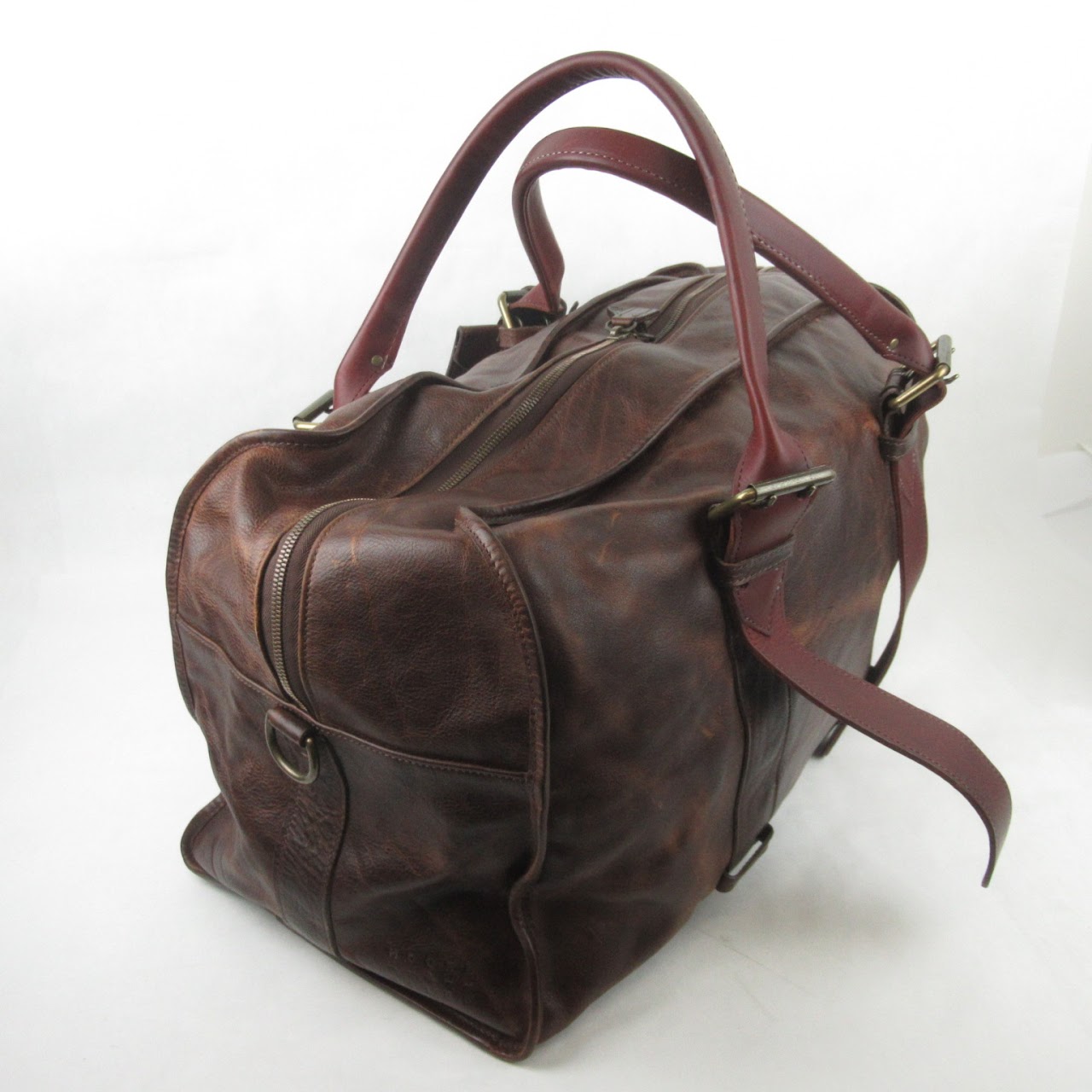 Moore & Giles Leather Weekender Bag