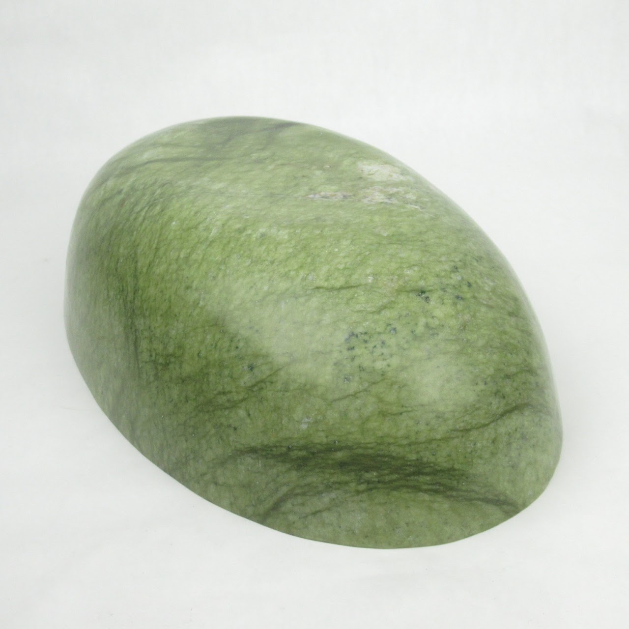 Green Soapstone Oval Bowl