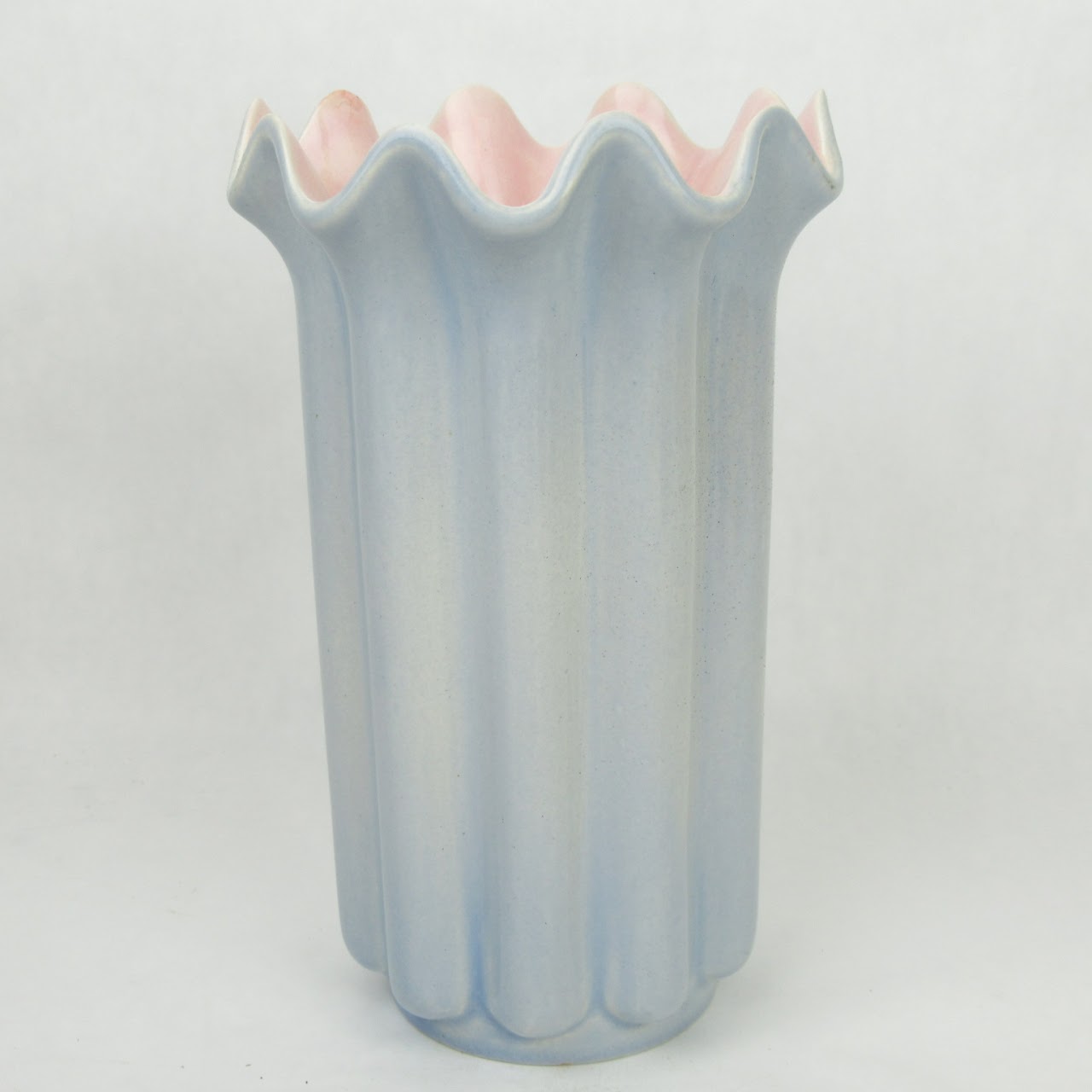 Red Wing Pottery Ruffle Mouth Vase