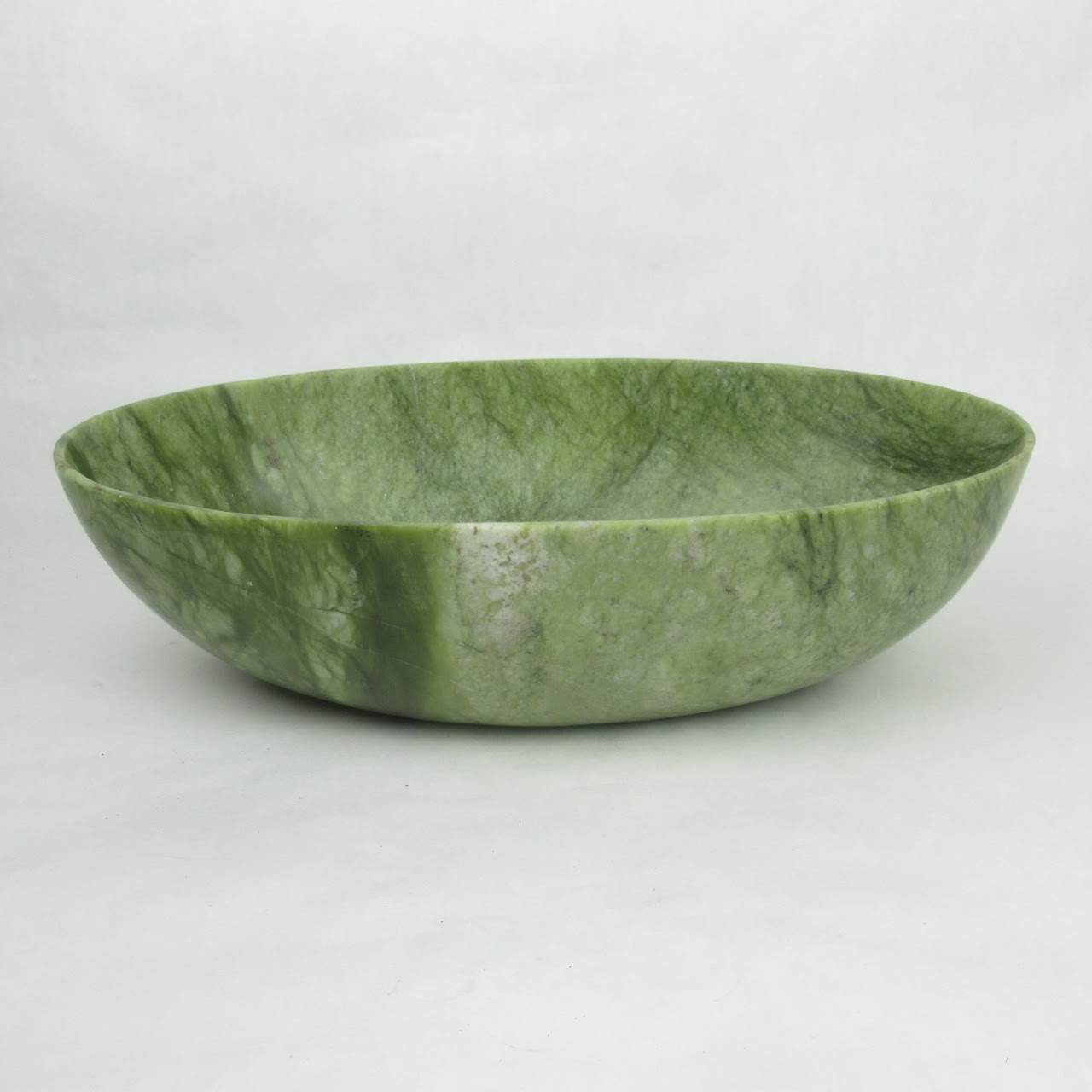 Green Soapstone Oval Bowl