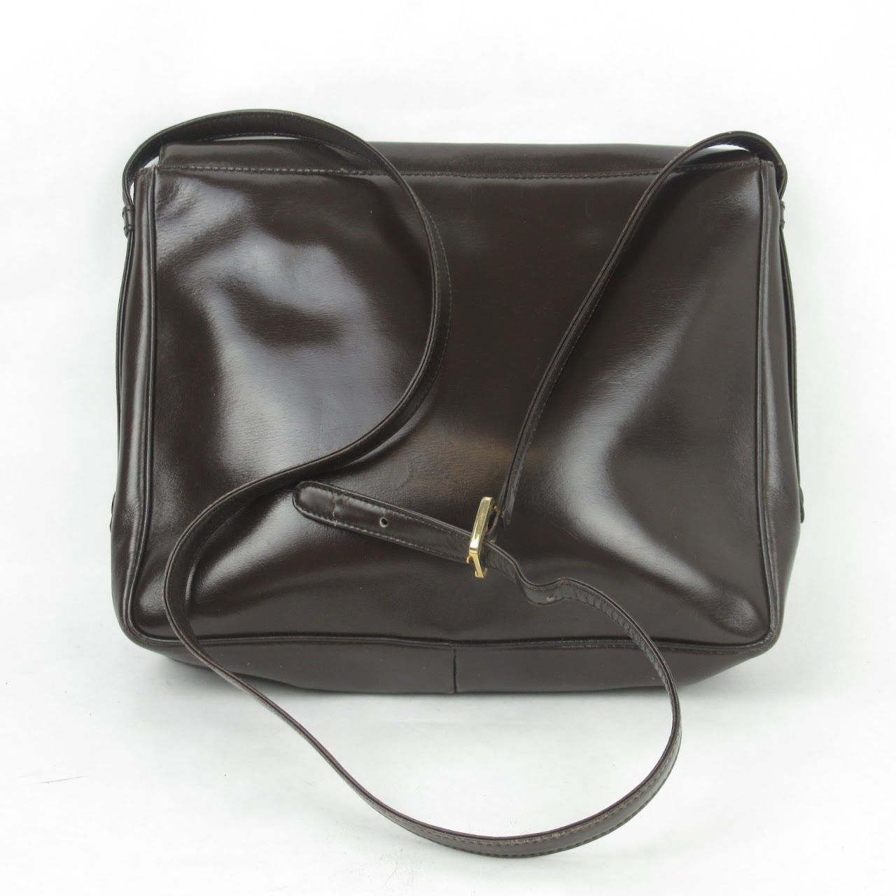 Loewe 1846 Vintage Flap Shoulder Bag