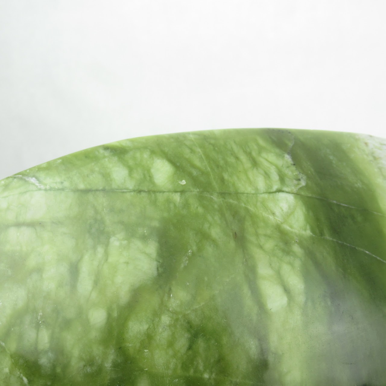 Green Soapstone Oval Bowl