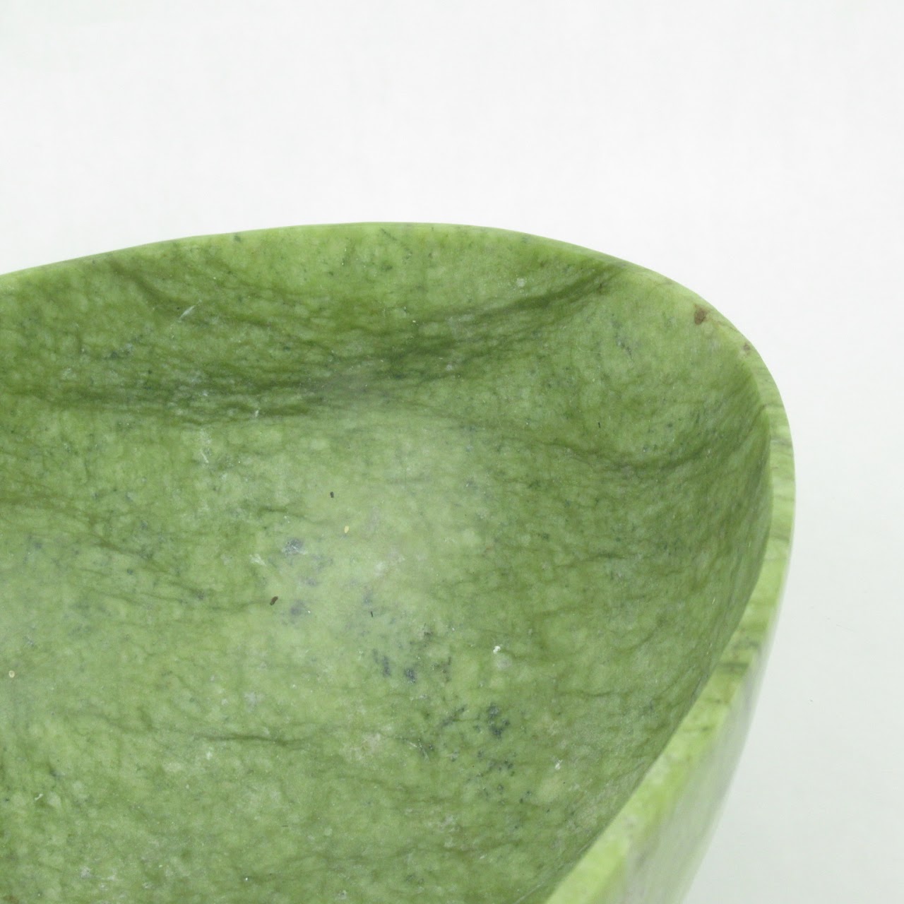 Green Soapstone Oval Bowl