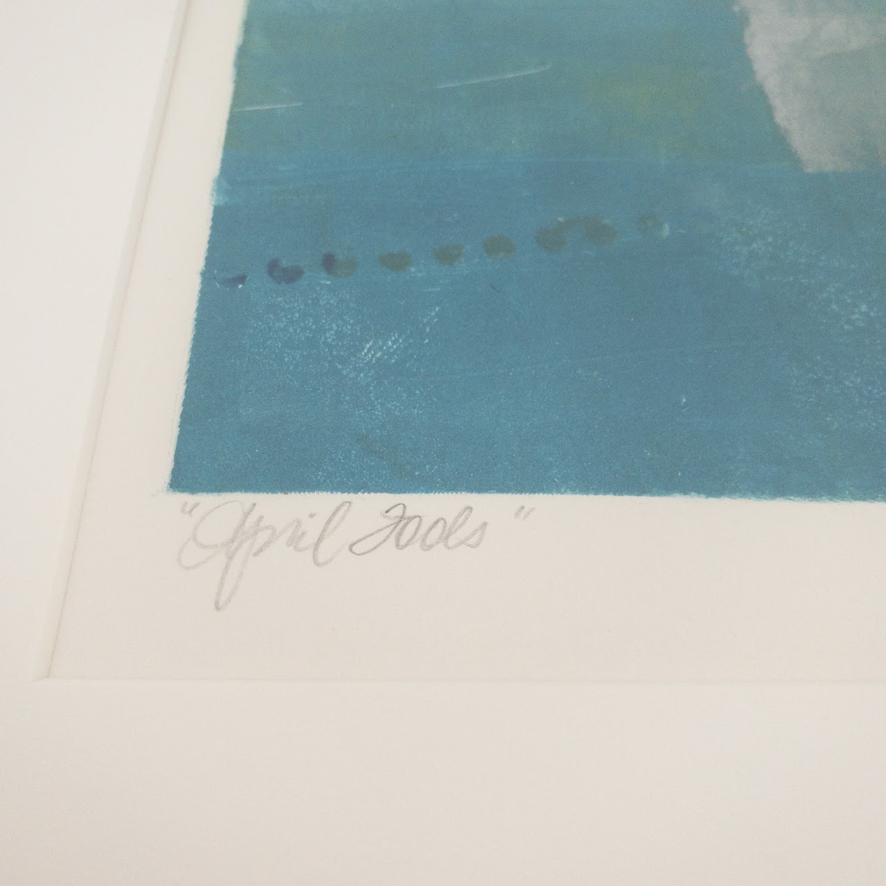 Anne Raymond Signed 'April Fools' Monotype