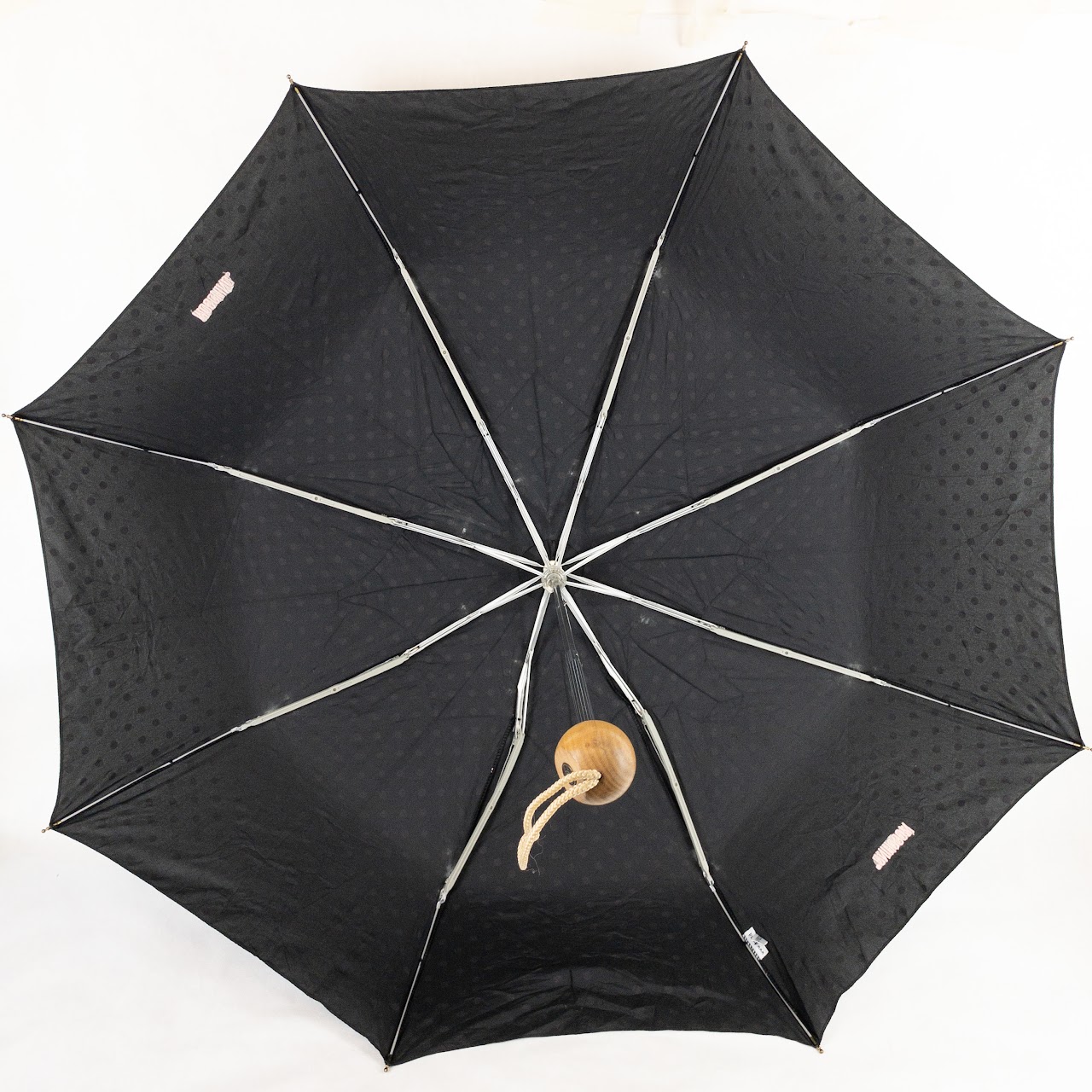 Moschino Polka Dot Retractable Umbrella