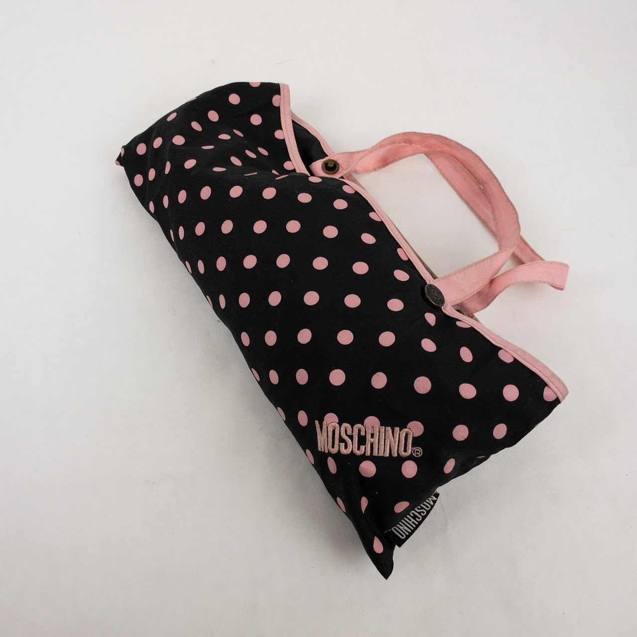 Moschino Polka Dot Retractable Umbrella