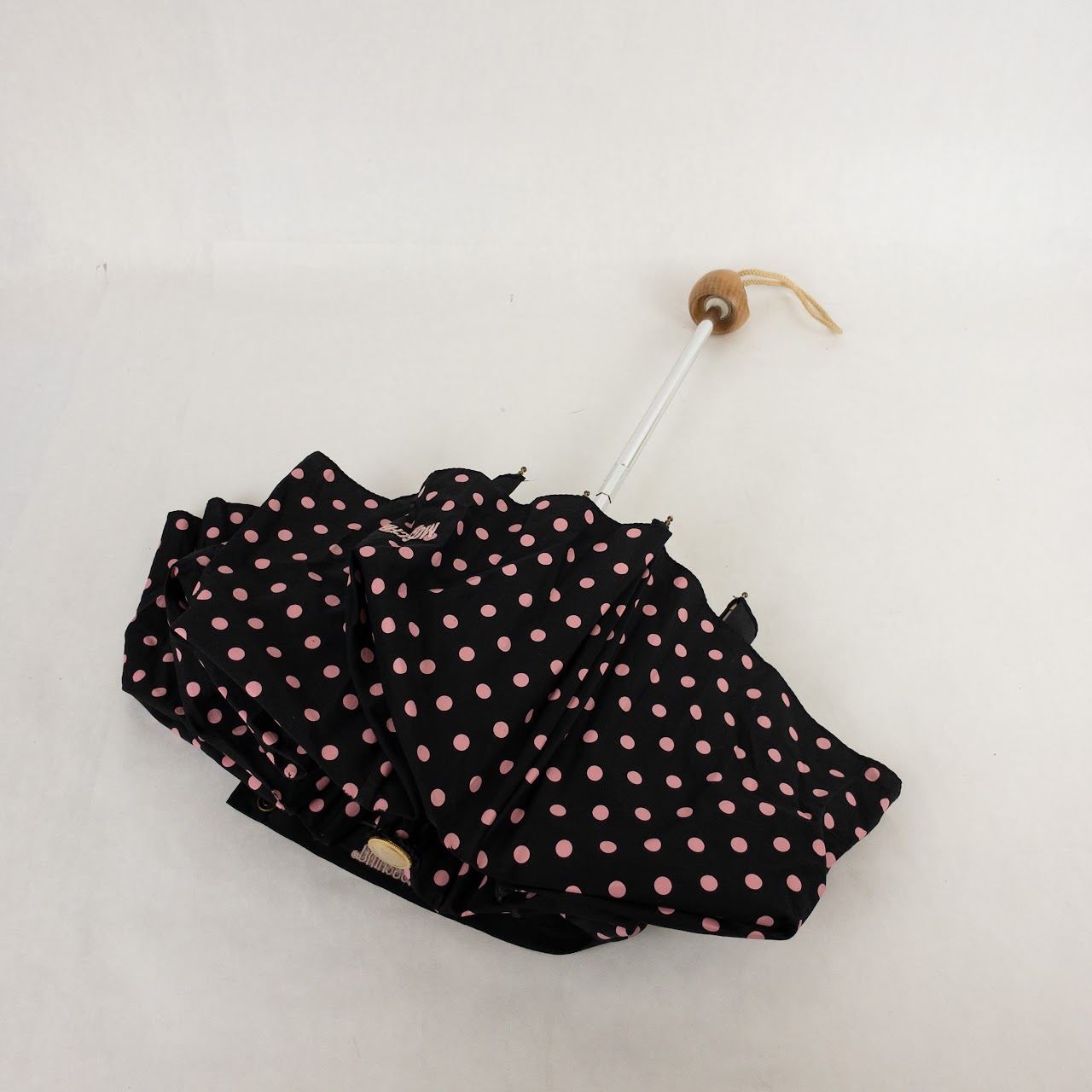 Moschino Polka Dot Retractable Umbrella