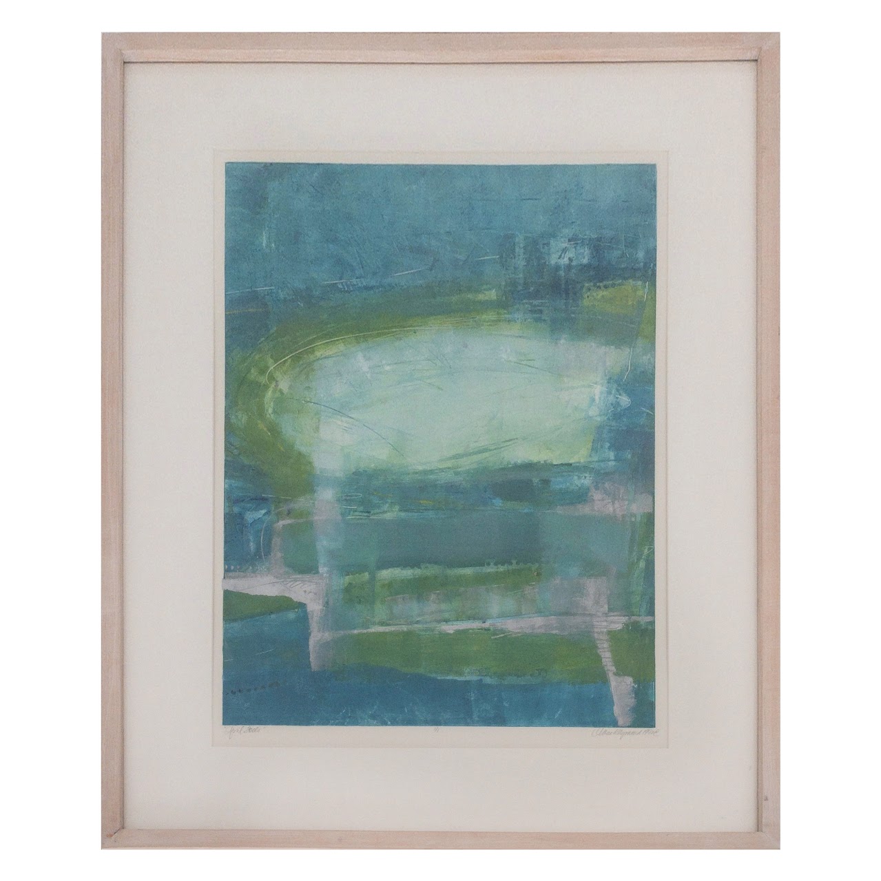 Anne Raymond Signed 'April Fools' Monotype