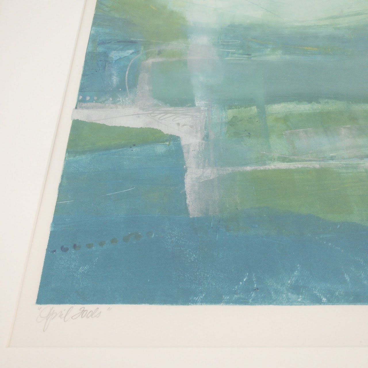 Anne Raymond Signed 'April Fools' Monotype