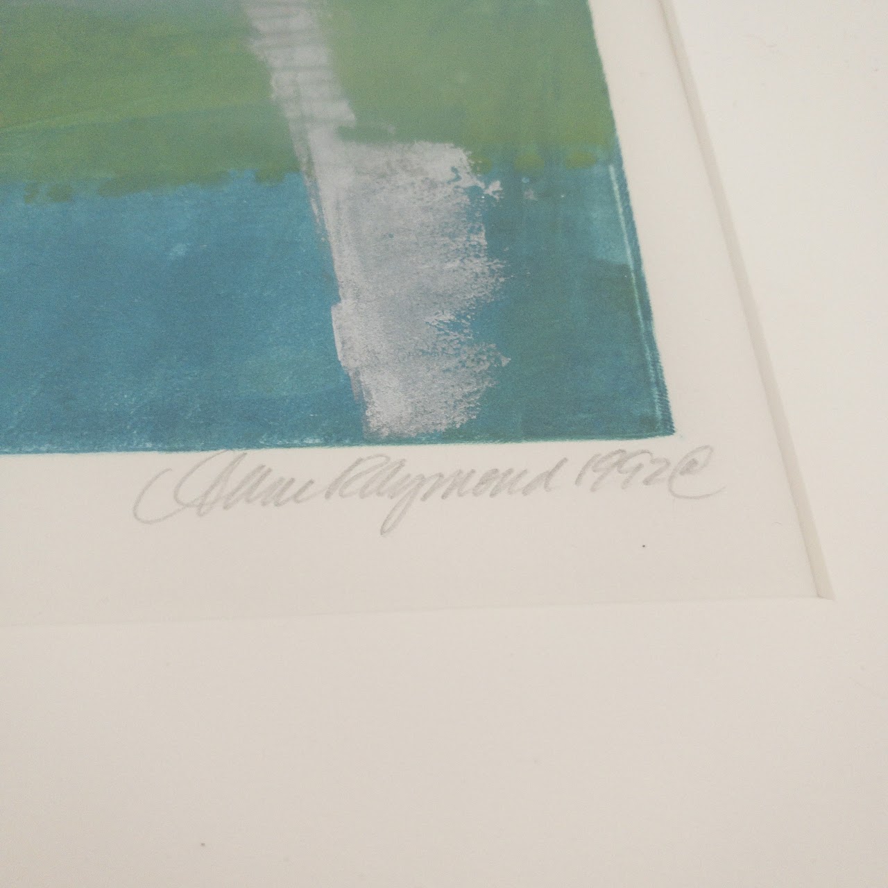 Anne Raymond Signed 'April Fools' Monotype