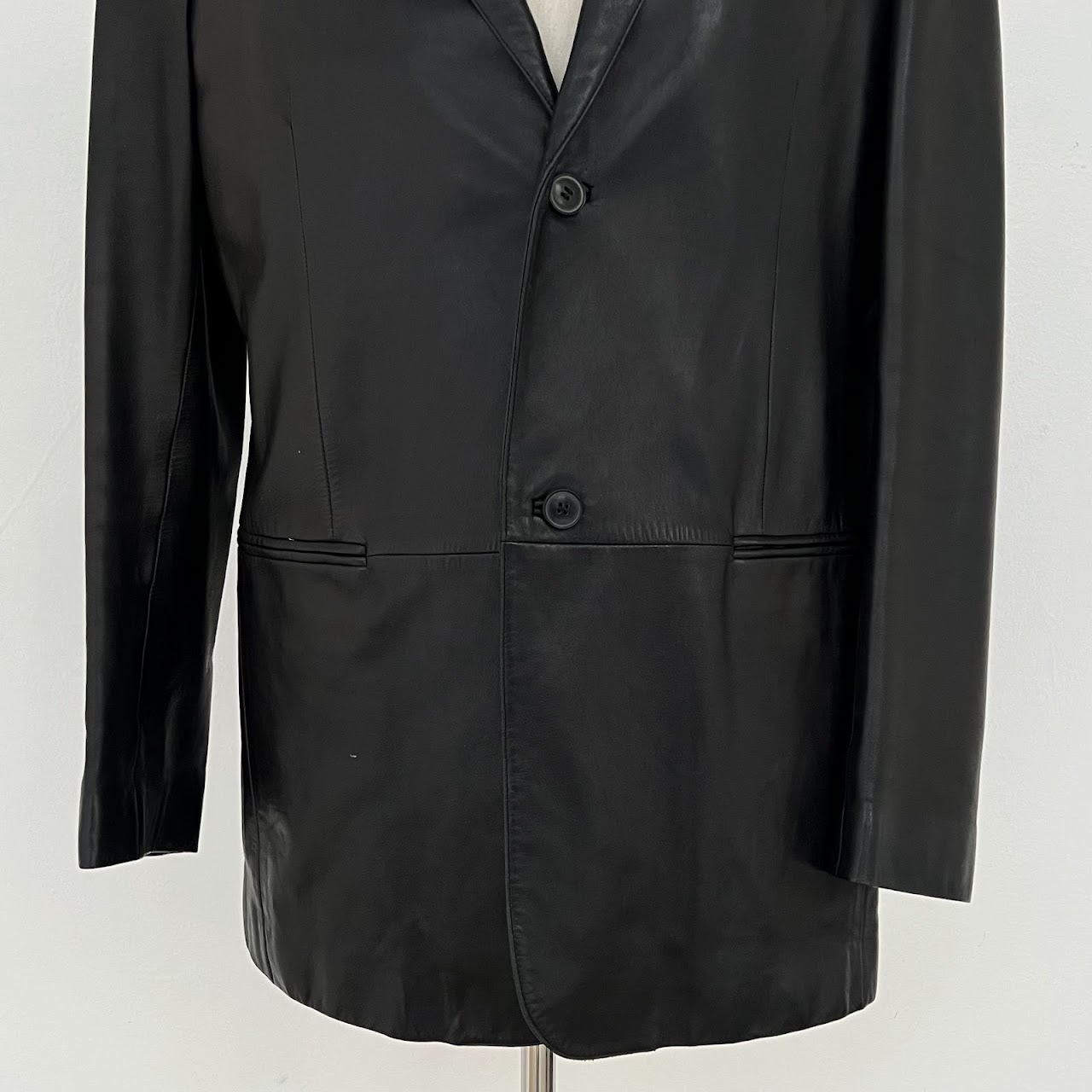 Zegna Lamb Leather Sport Coat