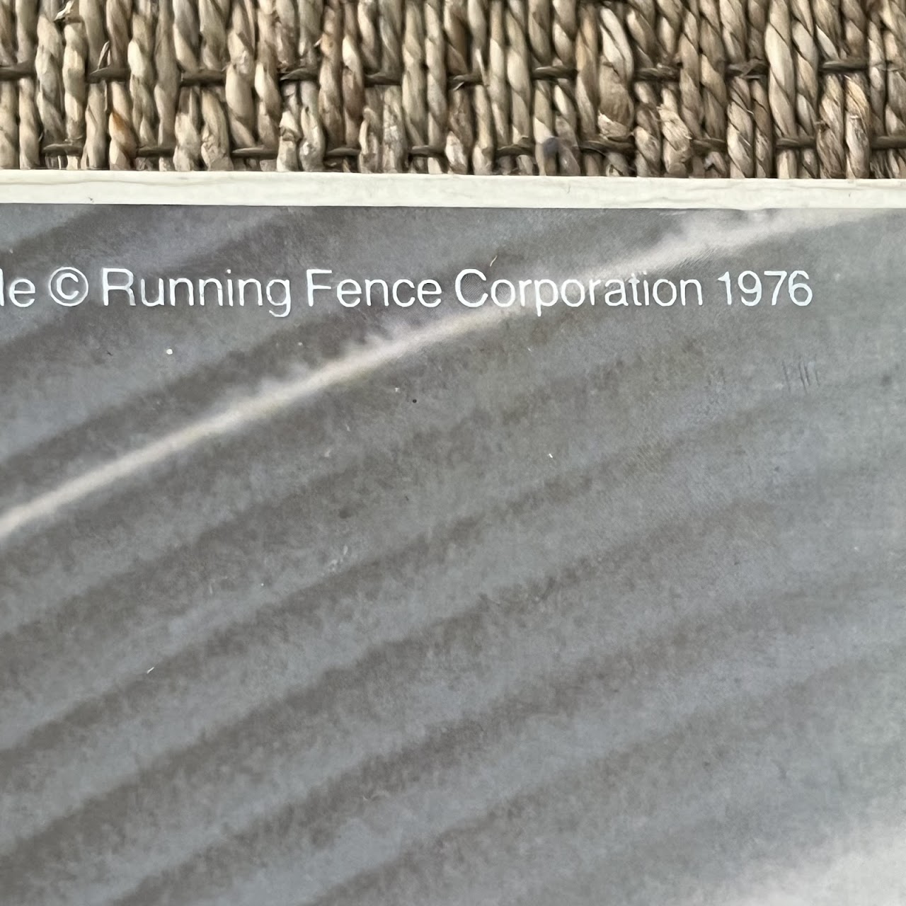 Christo and Jean Claude 'Running Fence' 1976 Documentary Film Poster