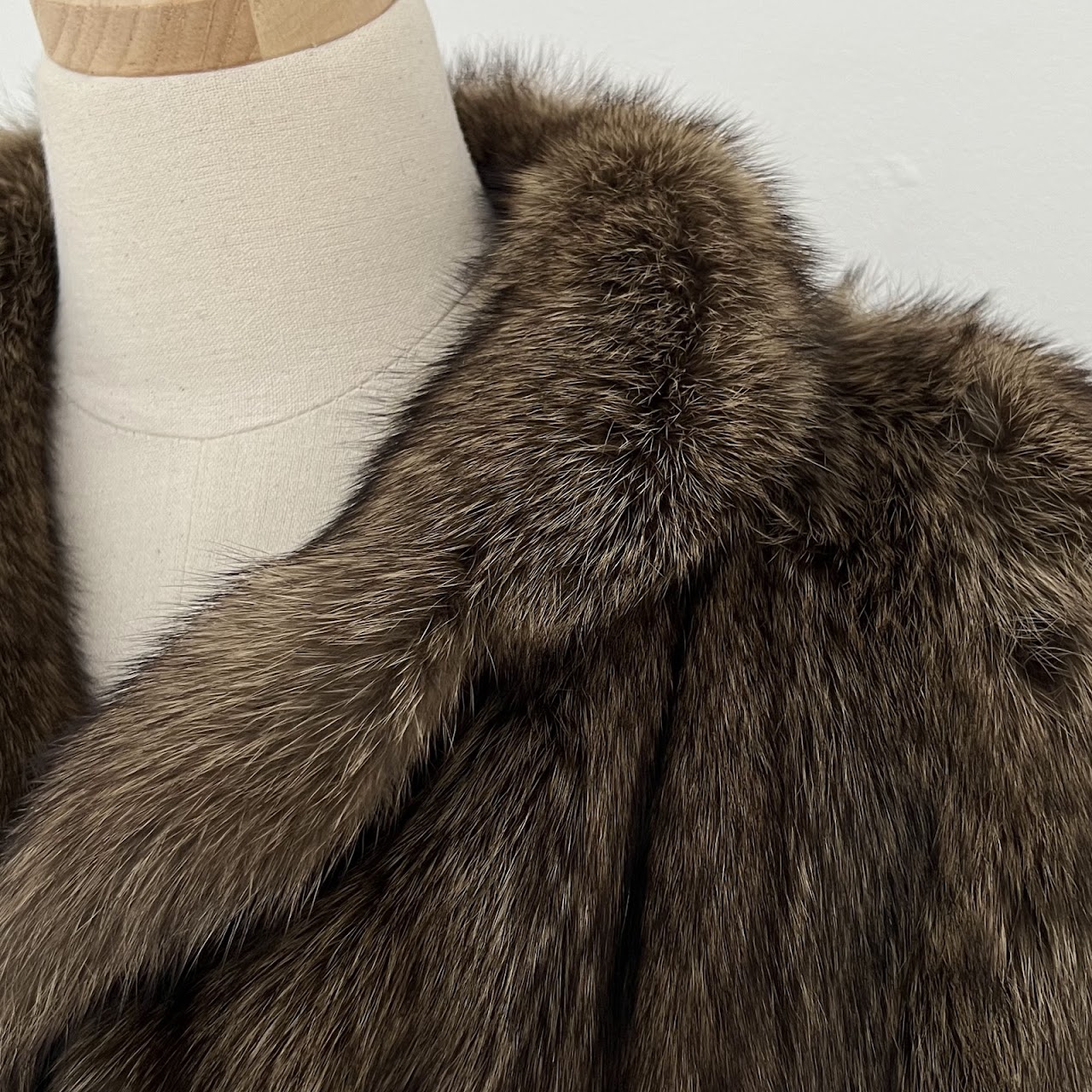 Goldin-Feldman Wild Canadian Fisher Fur Coat