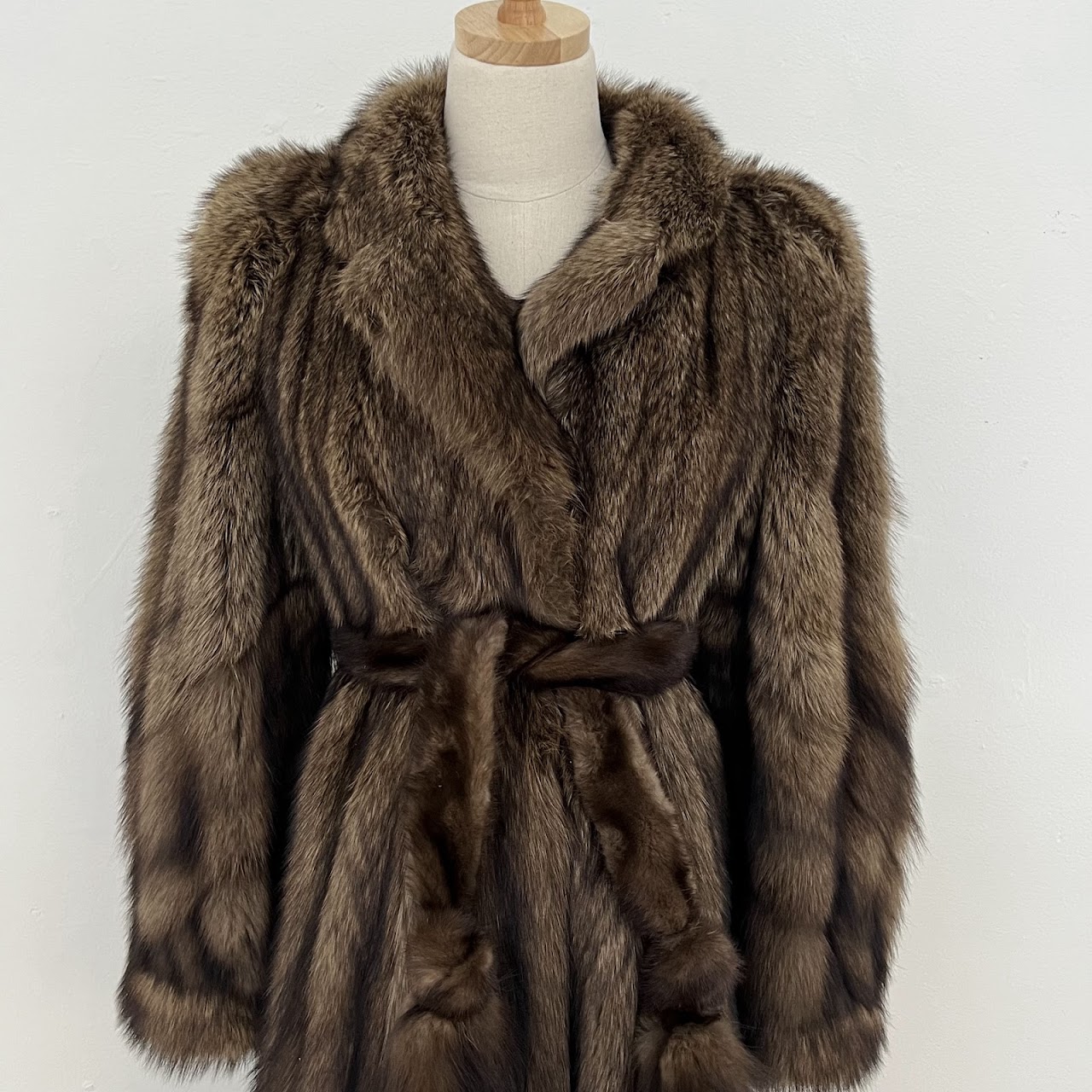 Goldin-Feldman Wild Canadian Fisher Fur Coat