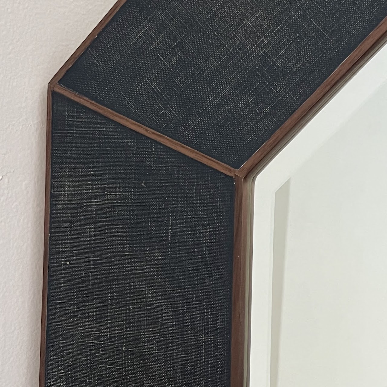 Made Goods Elliott Linen Octagonal Mirror