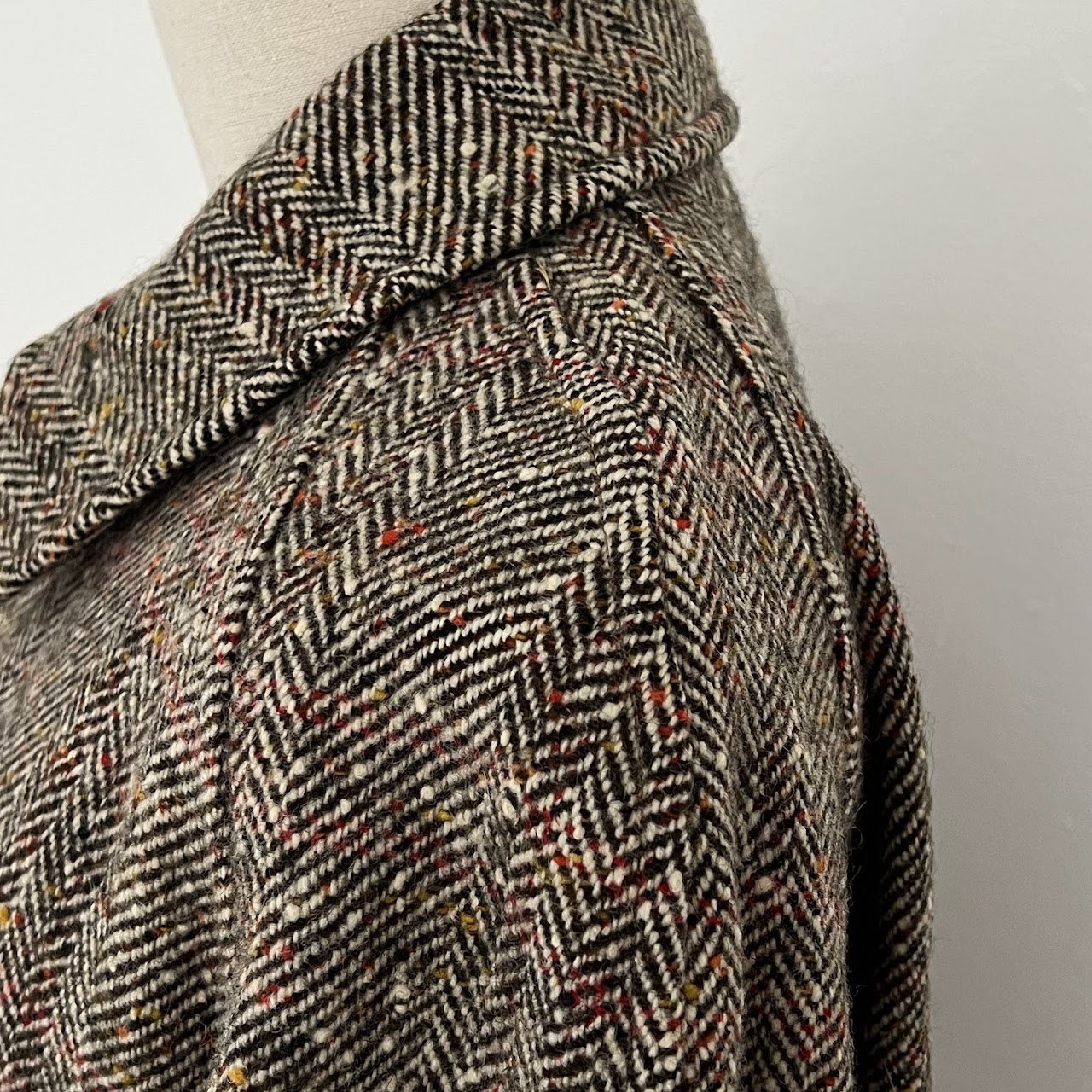 Burberry's Vintage Tweed Long Coat