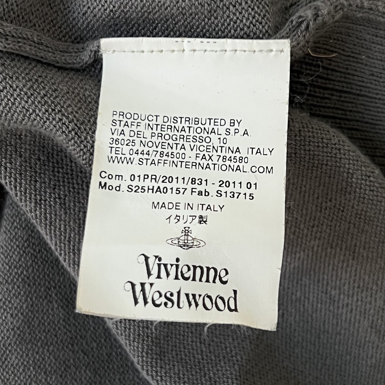 Vivienne Westwood Man Cotton Sweater