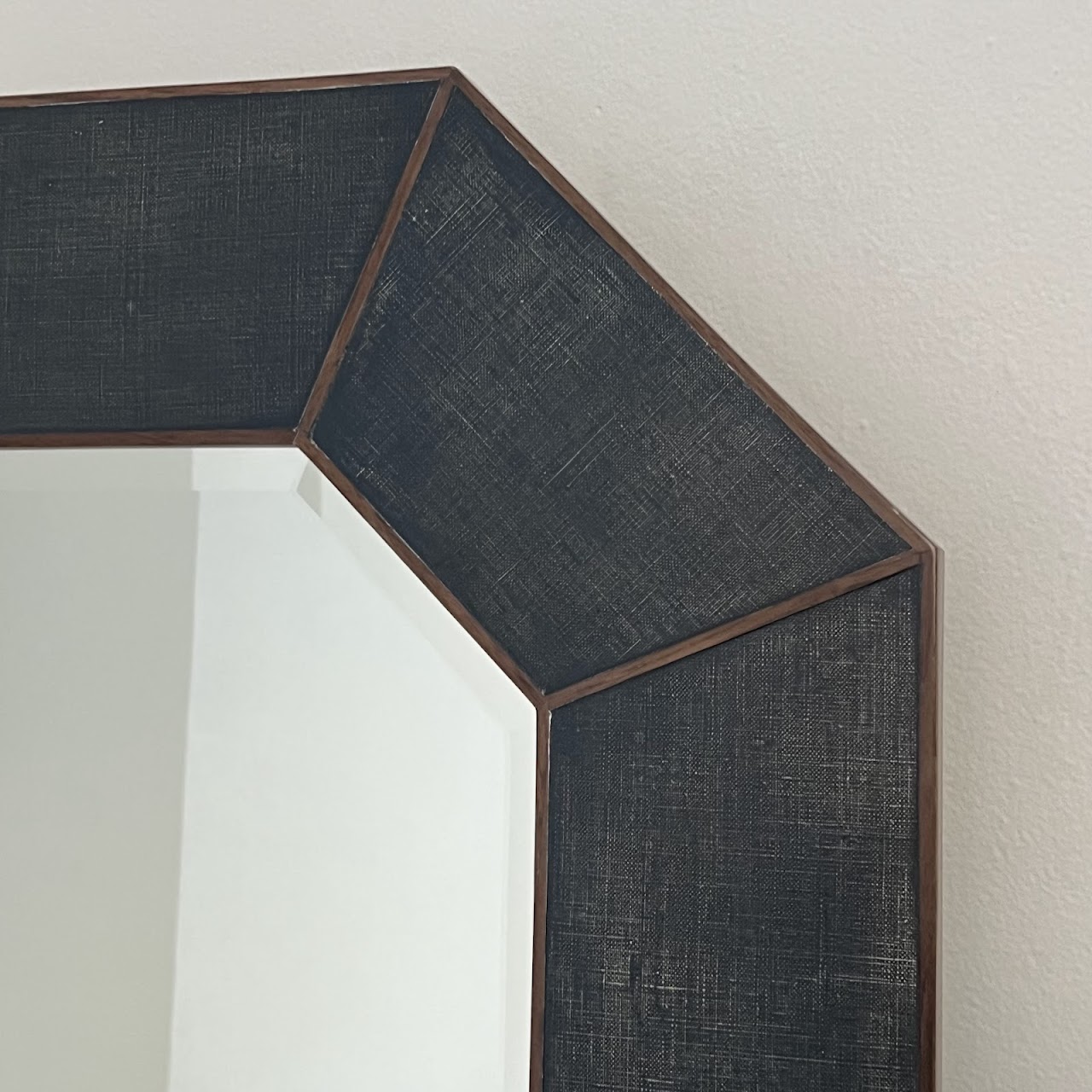 Made Goods Elliott Linen Octagonal Mirror