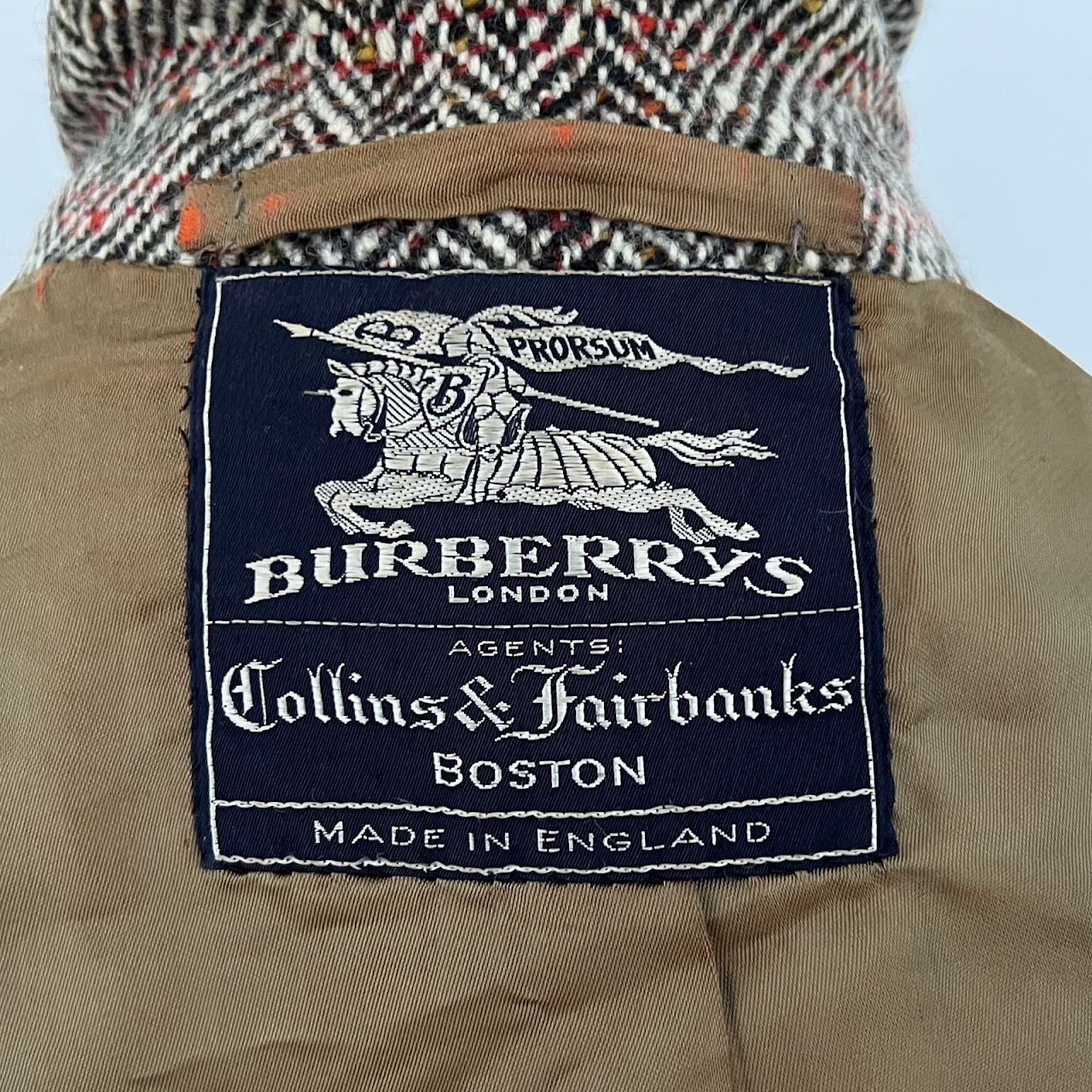 Burberry's Vintage Tweed Long Coat