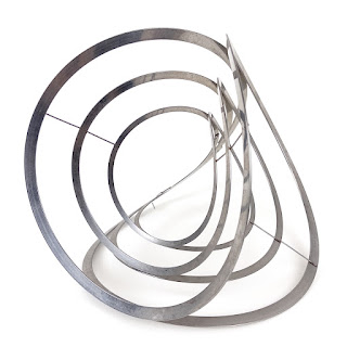 Stainless Steel Ribbon Sculpture