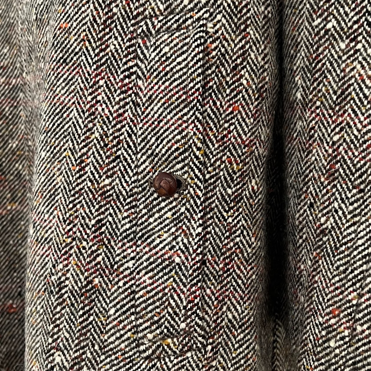 Burberry's Vintage Tweed Long Coat