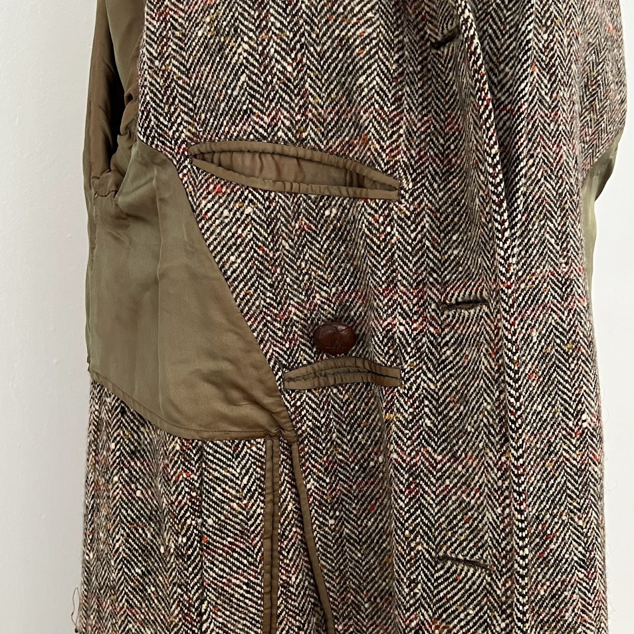 Burberry's Vintage Tweed Long Coat