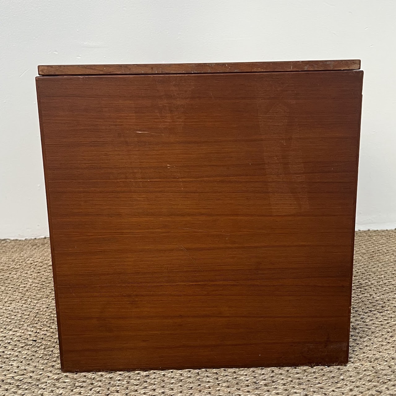 Kai Kristiansen for Vildbjerg Møbelfabrik Danish Modern Teak Nesting Cube Table Trio