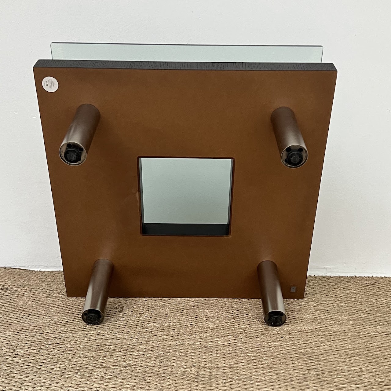 Contemporary Floating Top Small Coffee Table