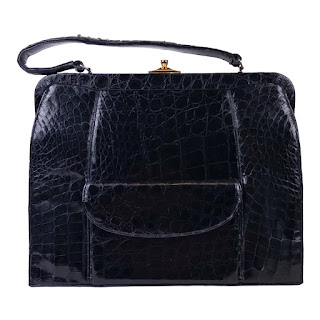 Deitsch Vintage Alligator Frame Handbag